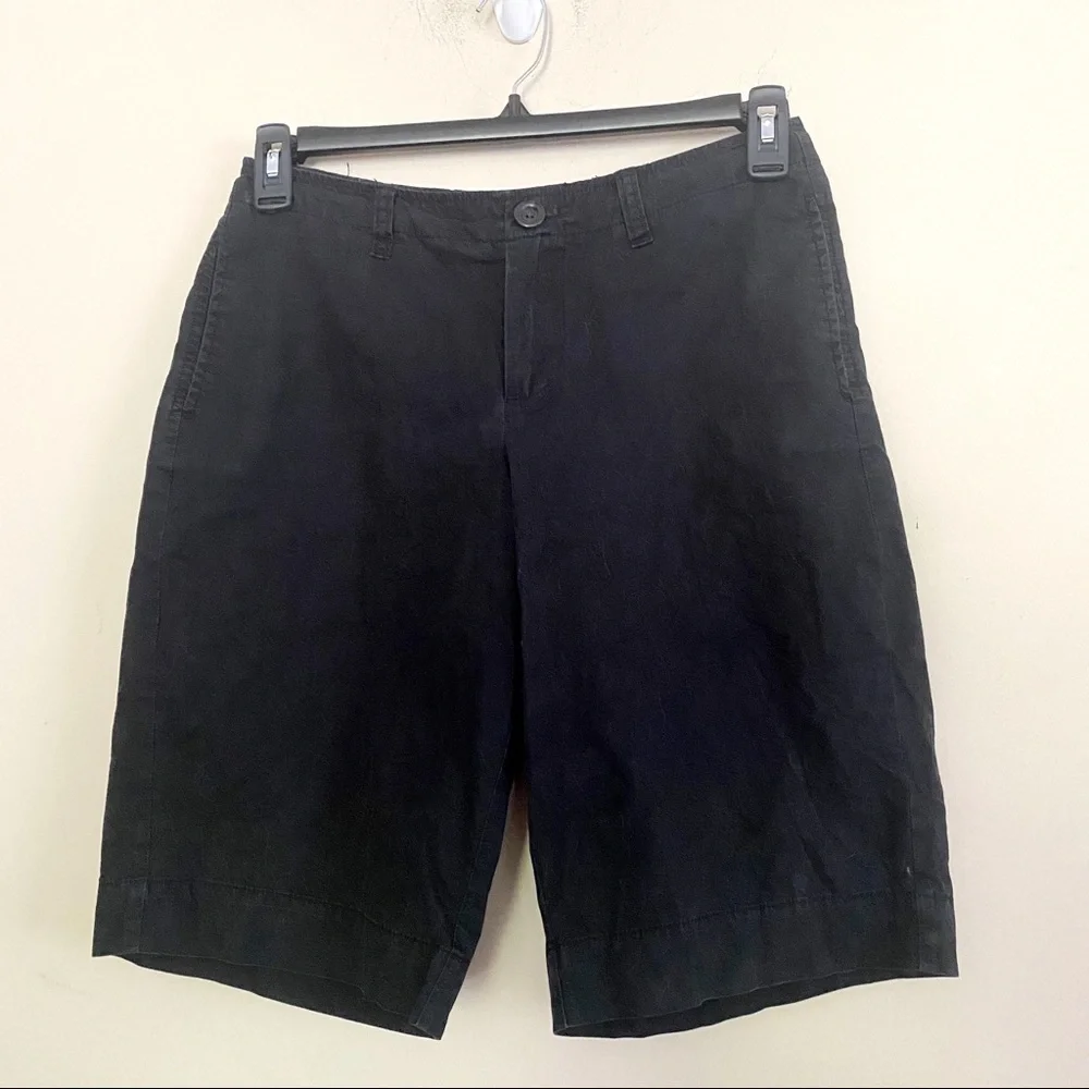 MERONA 100% cotton Bermuda shorts zip front 6